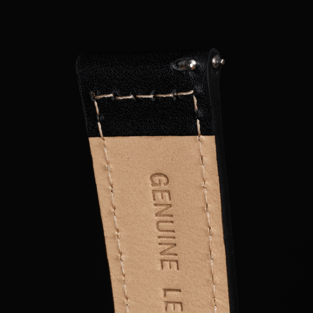 Black McQuaide C1 Leather Strap