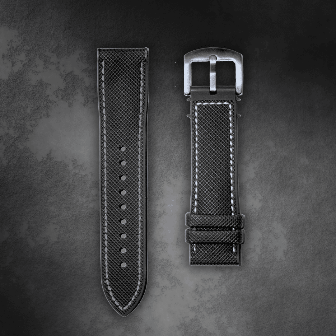 Black McQuaide Q1 hybrid strap