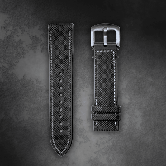 Black McQuaide Q1 hybrid strap
