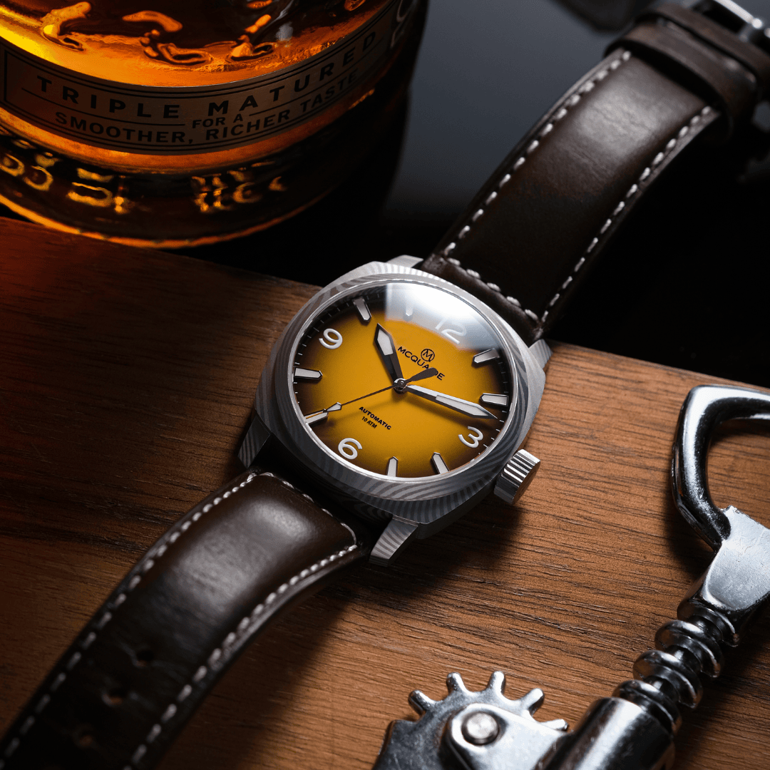 The McQuaide C1 Sunburst with Whiskey