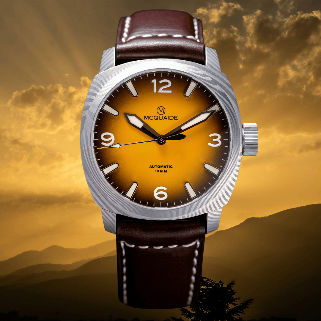 The McQuaide C1 Sunburst with a sunny background 