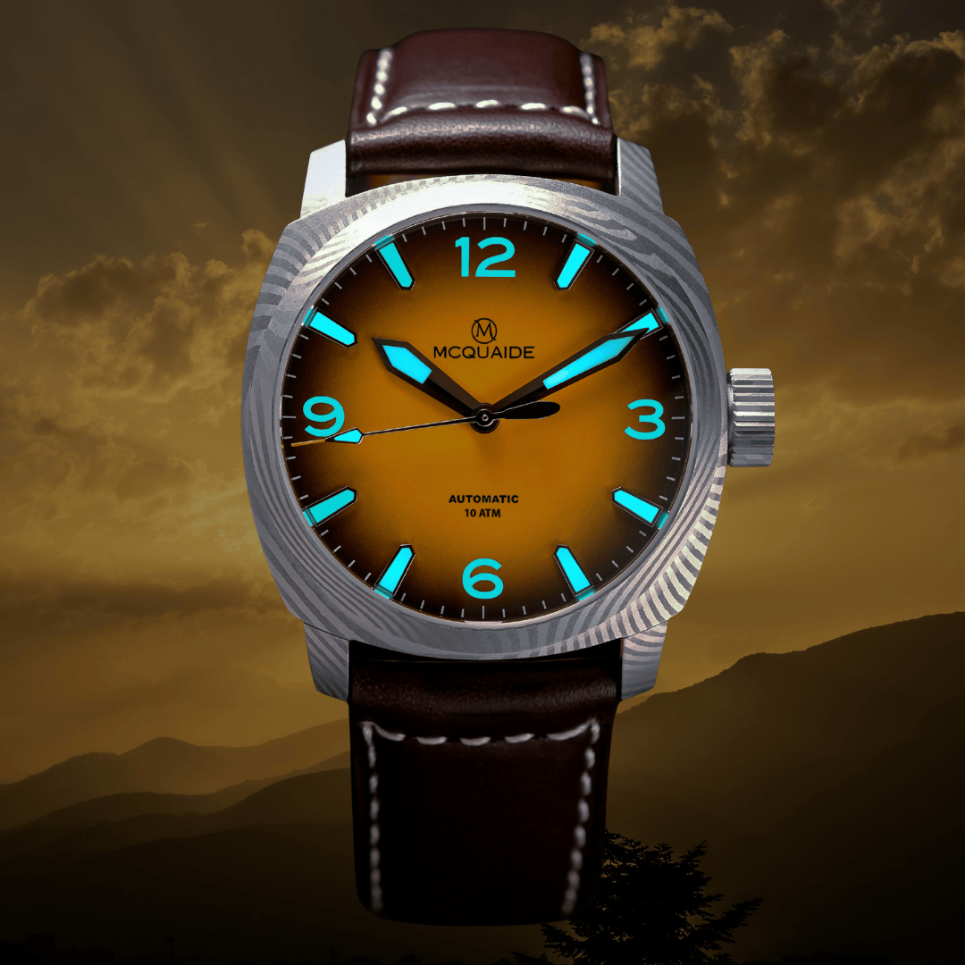 The McQuaide C1 Sunburst with a sunny background in lume
