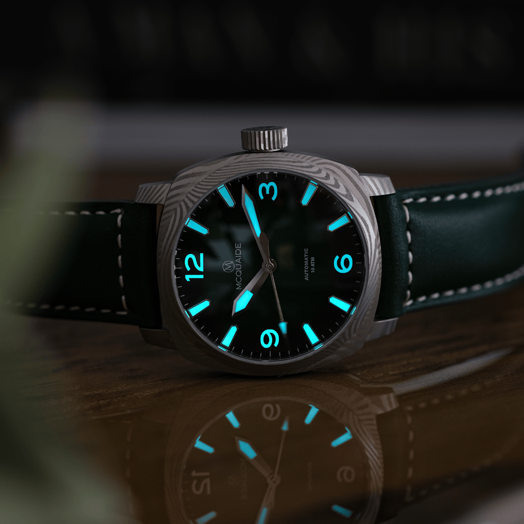 The McQuaide C1 Evergreen with a reflective surface