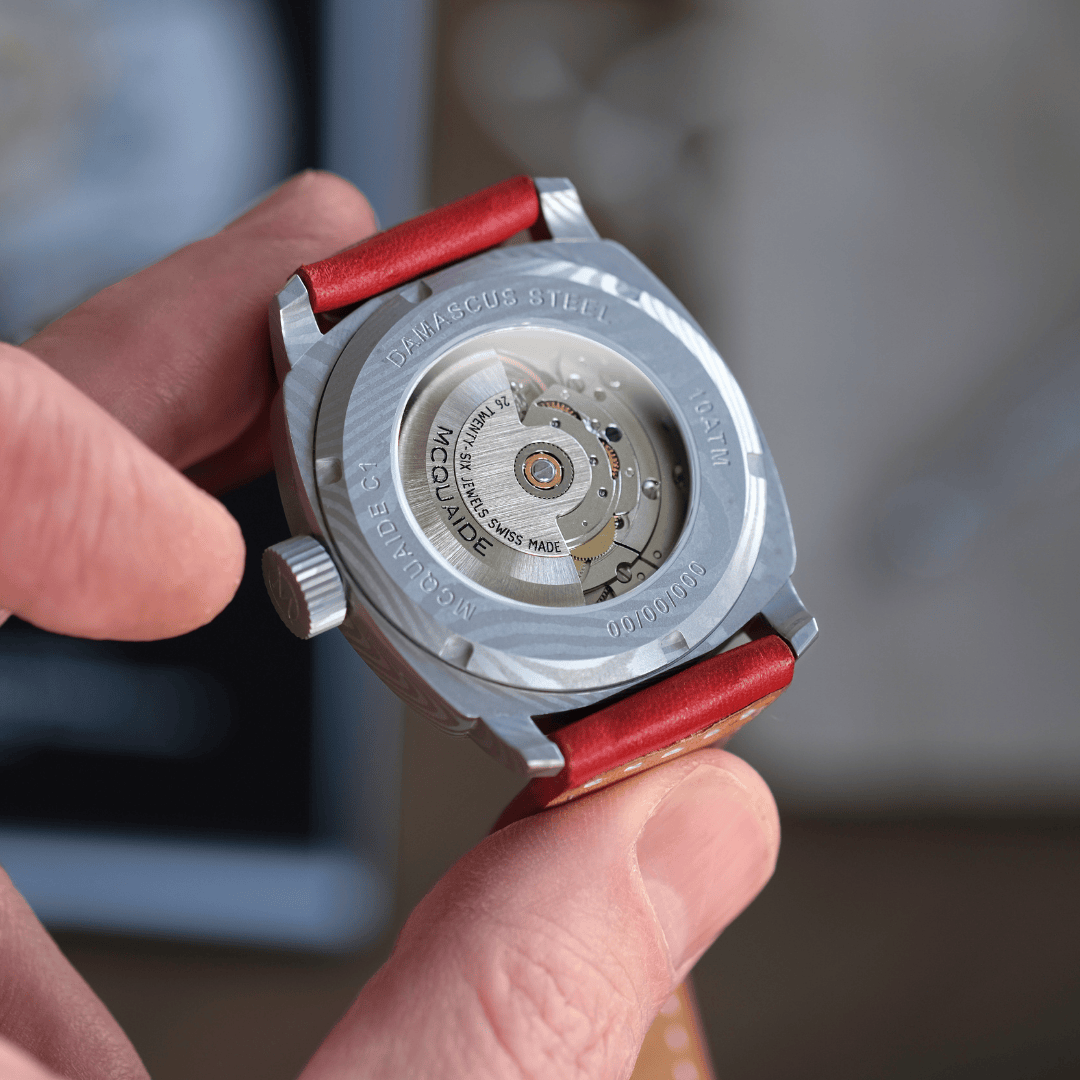 The McQuaide C1 Solstice caseback